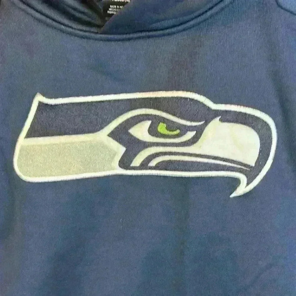 NFL Team Apparel Seattle Seahawks Youth XL (18) Hoodie Football Team - Picture 3 of 9